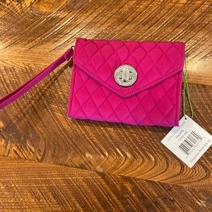 Vera Bradley, NWT, hot pink, smartphone wristlet